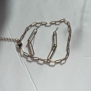 Earring and bracelet set